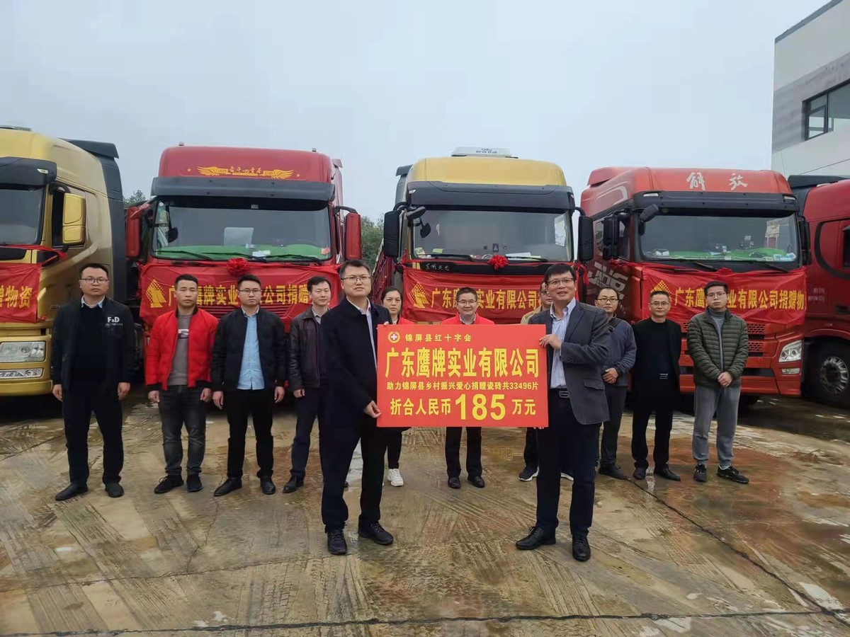 鷹擊長空 心系錦屏--捐贈百萬瓷磚助力鄉村振興(圖5)