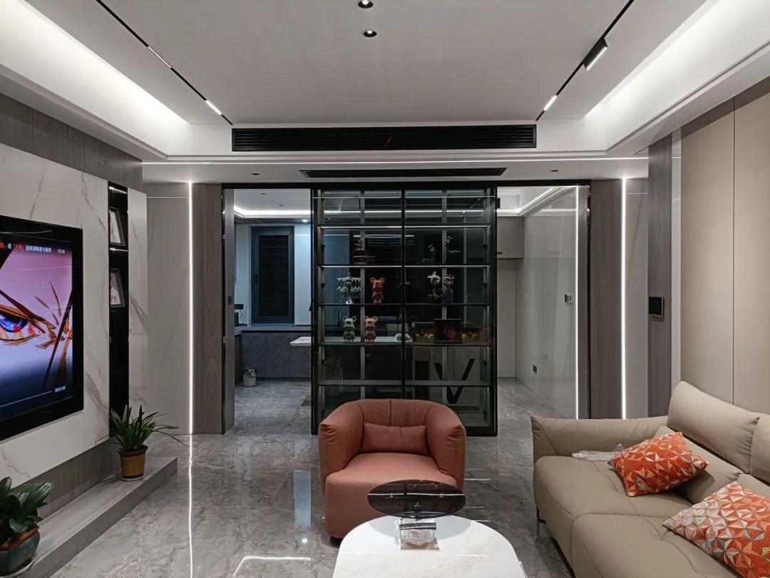 百萬案例｜127㎡現代簡約風——演繹藝術與生活交織的高端家居美學