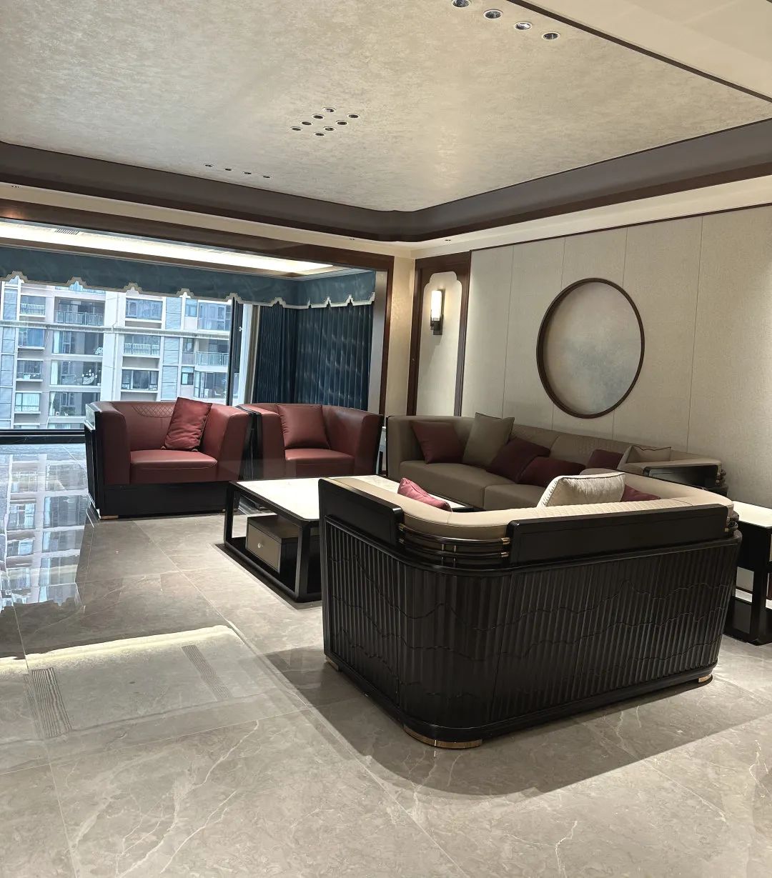 百萬案例｜243㎡新中式風，演繹雅致家居生活的典范(圖3)